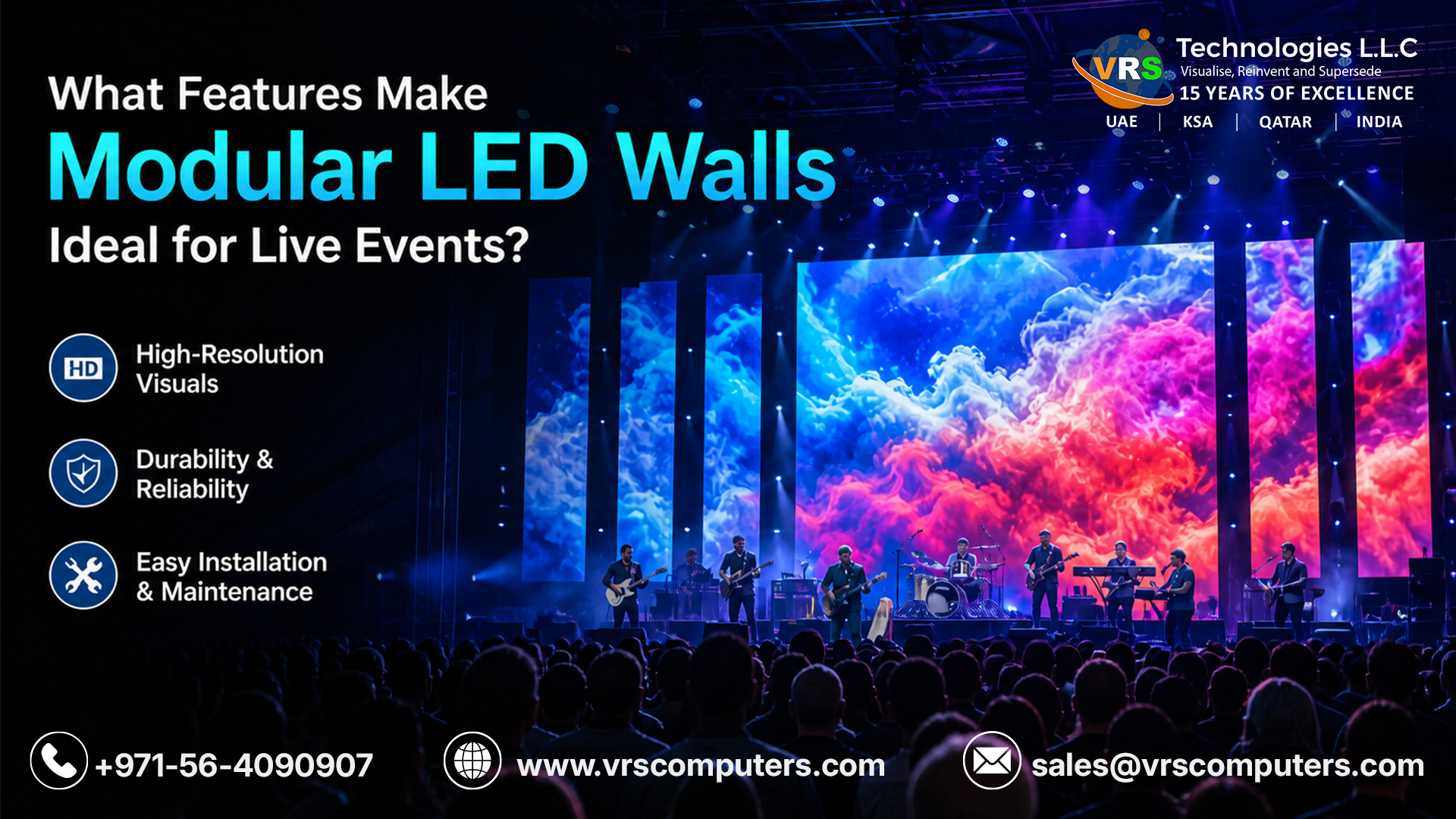 LED Video wall rental in Dubai