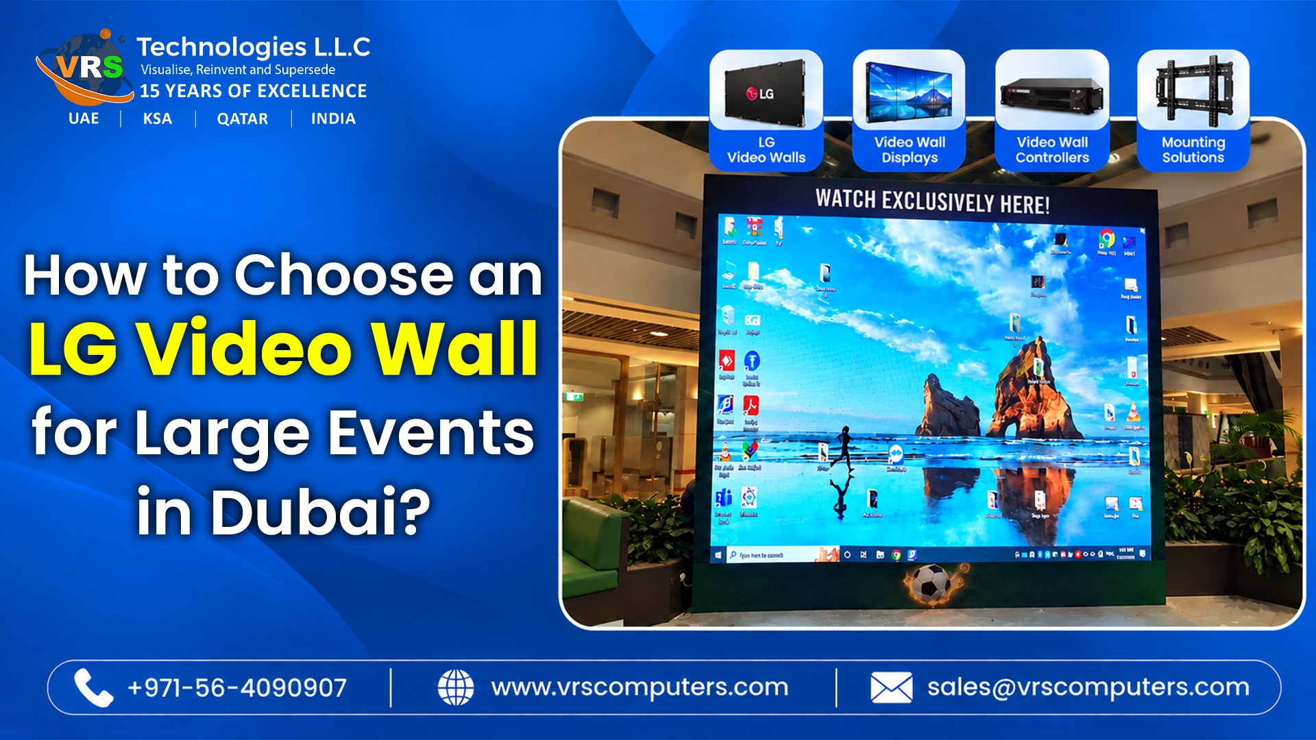 Video Wall Rental Dubai